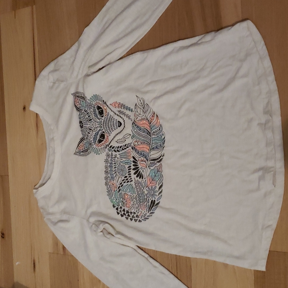 White fox sweater